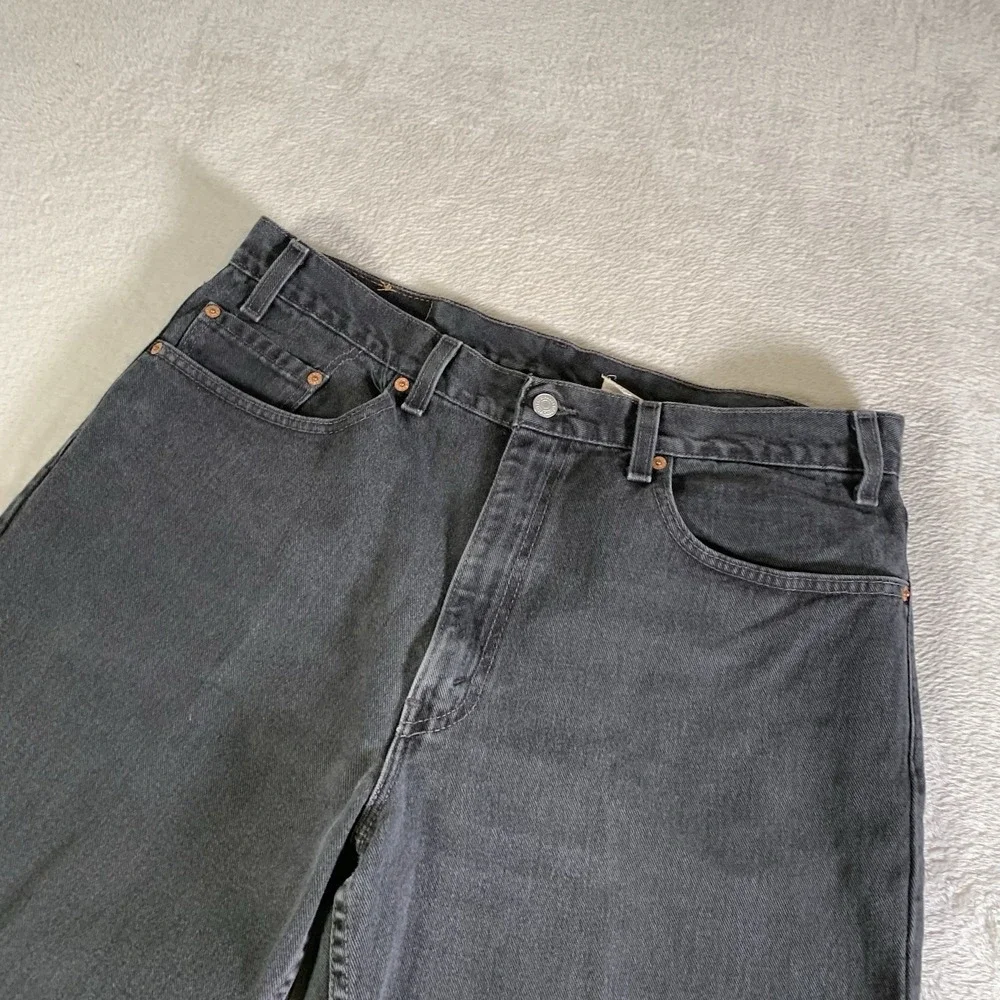 Vintage Levis 550 Jeans Mens 38x34 Gray Relaxed Tapered‎ Y2K Denim Made In USA